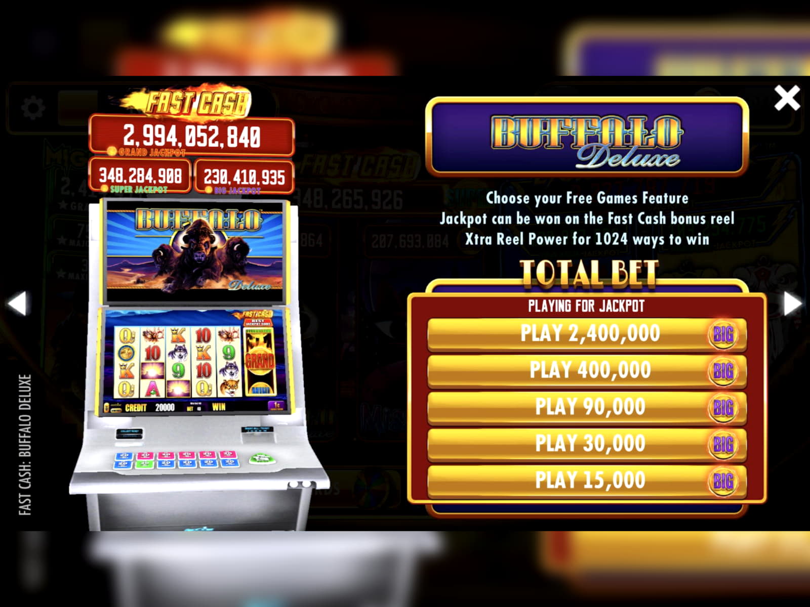 265% Casino match bonus at CasiPlay Casino