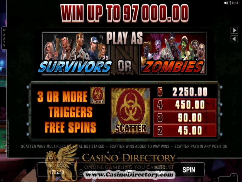 33 free spins at Party Casino