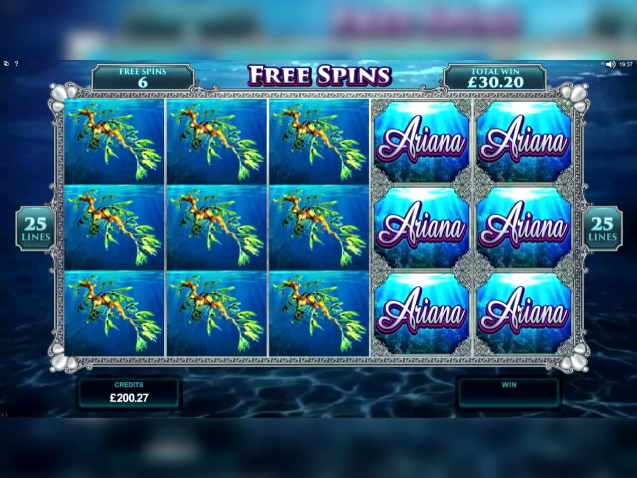 66 Free spins casino at Party Casino