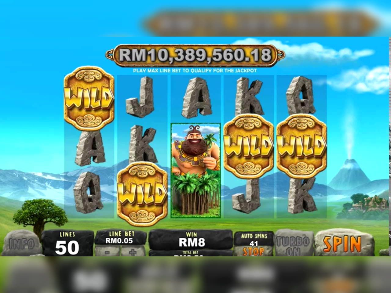 130 Free spins at Party Casino