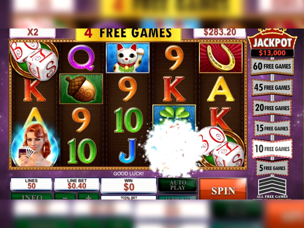175 Free Spins Casino at HighRoll Online Casino