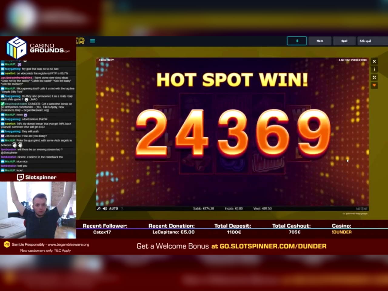 £350 Free Chip Casino at Mrgreen Casino
