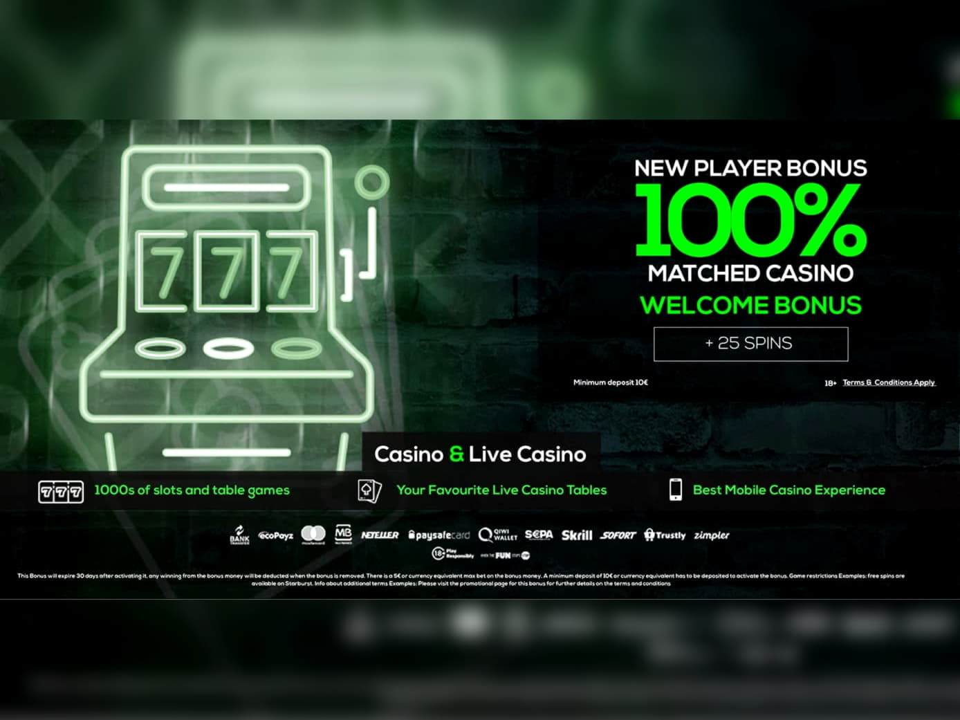 EUR 2810 no deposit bonus code at King Billy Casino