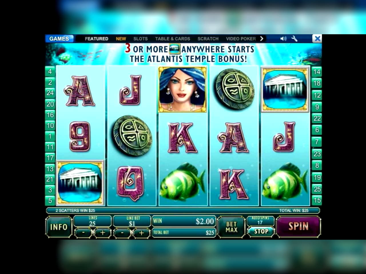 EUR 360 Free Cash at Malina Casino