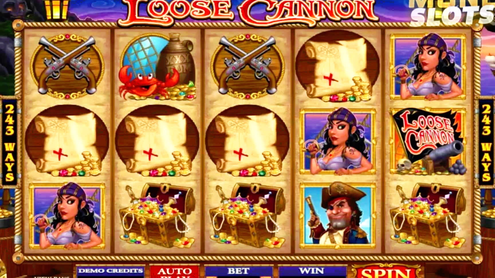 40 free spins at Party Casino