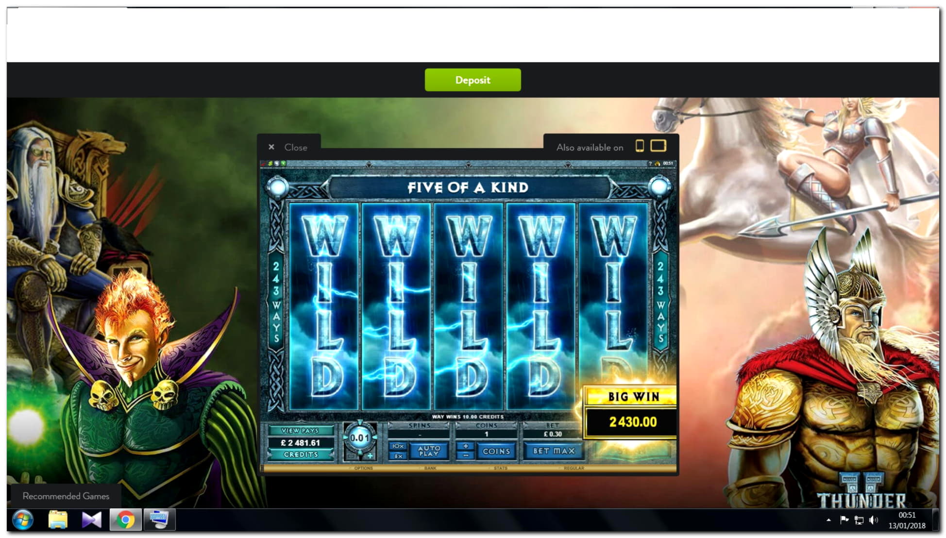 155 free spins casino at Party Casino
