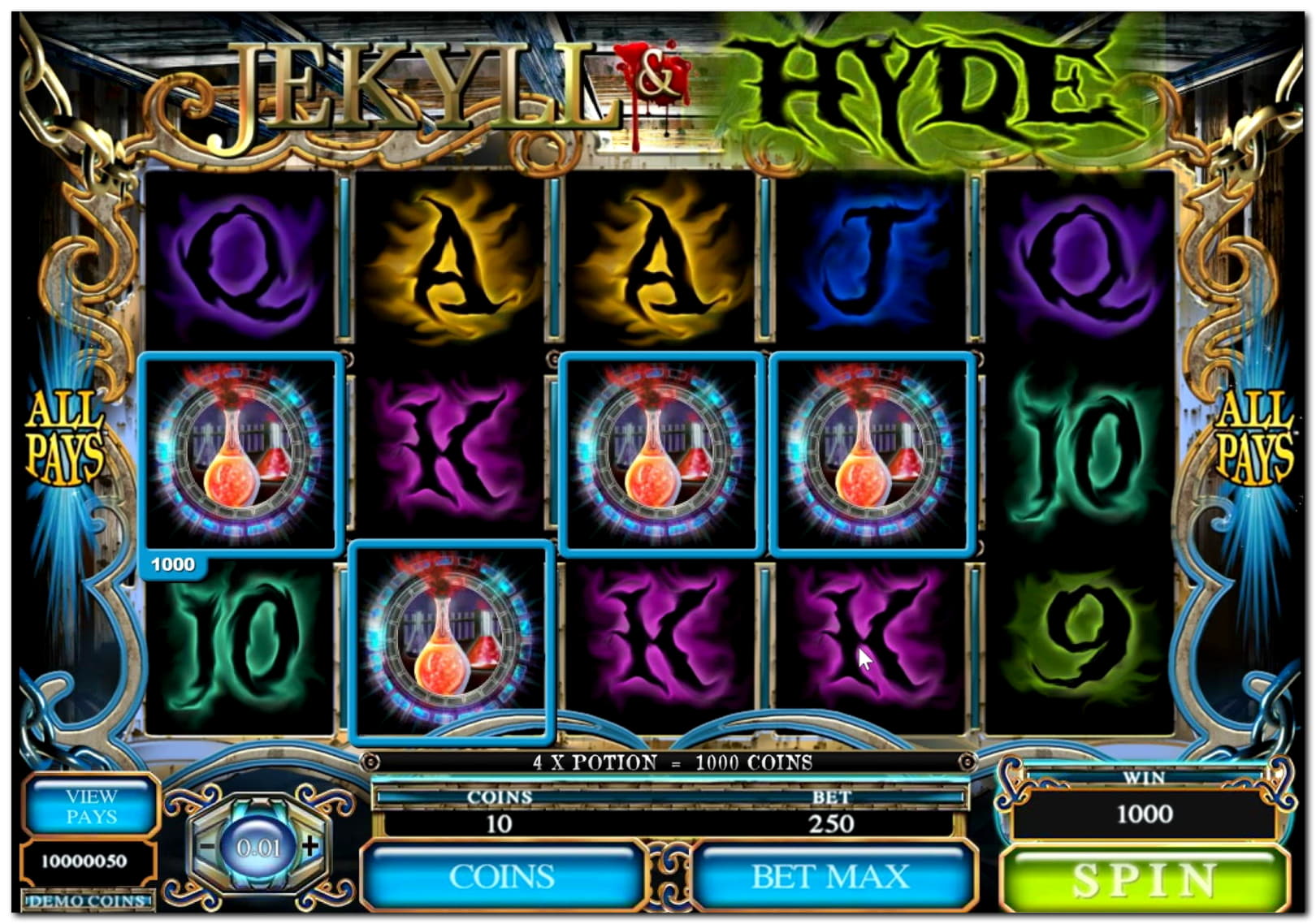 EUR 1180 no deposit at Gamebookers Casino