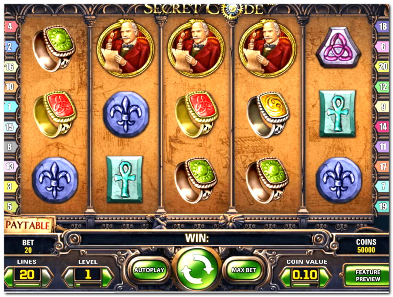 115 Free Spins no deposit at Inter Casino
