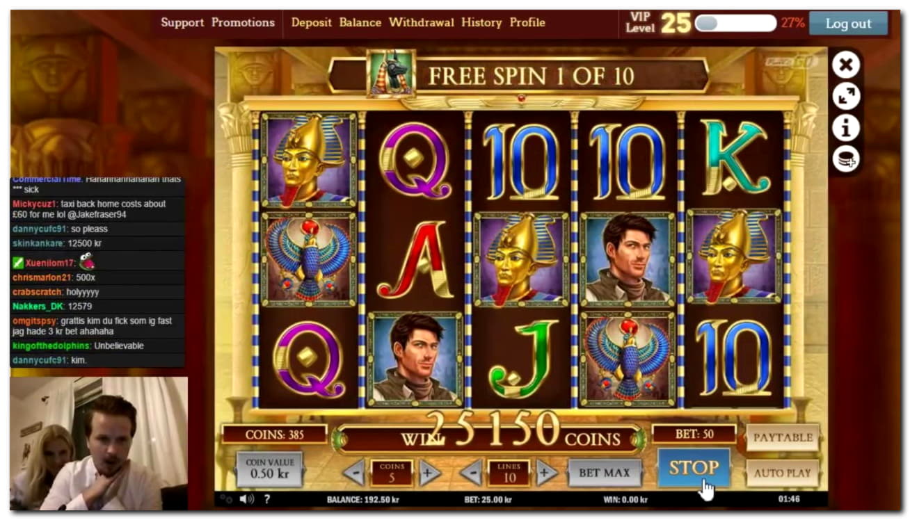 180 Trial Spins at Casino com