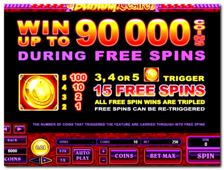 225 Free spins at Casino com