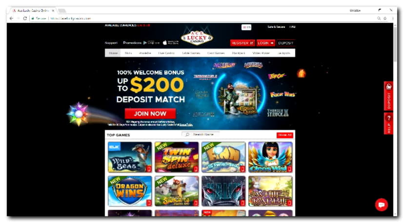 $525 free casino chip at Come On Casino