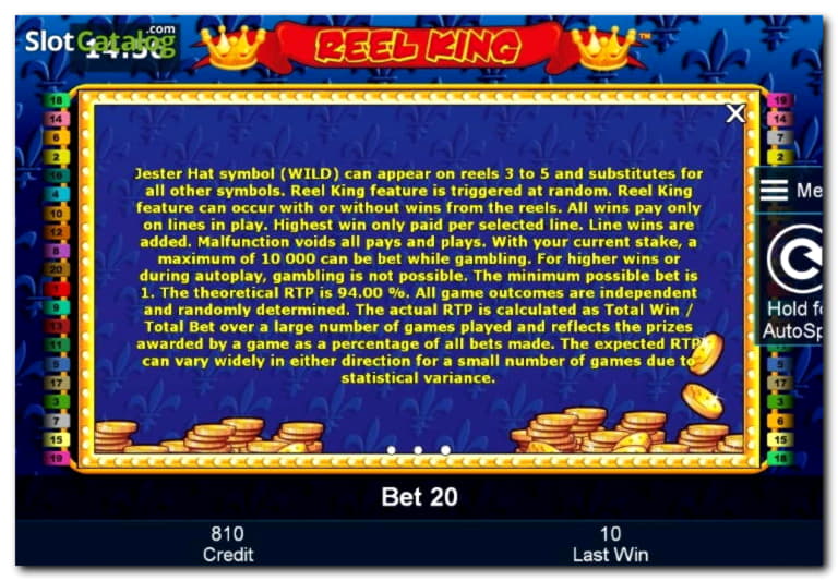 €4215 No Deposit at Reload Bet Casino