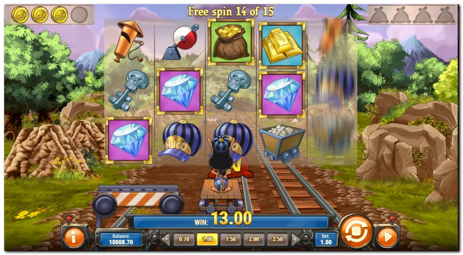 €690 Free chip at Come On Casino