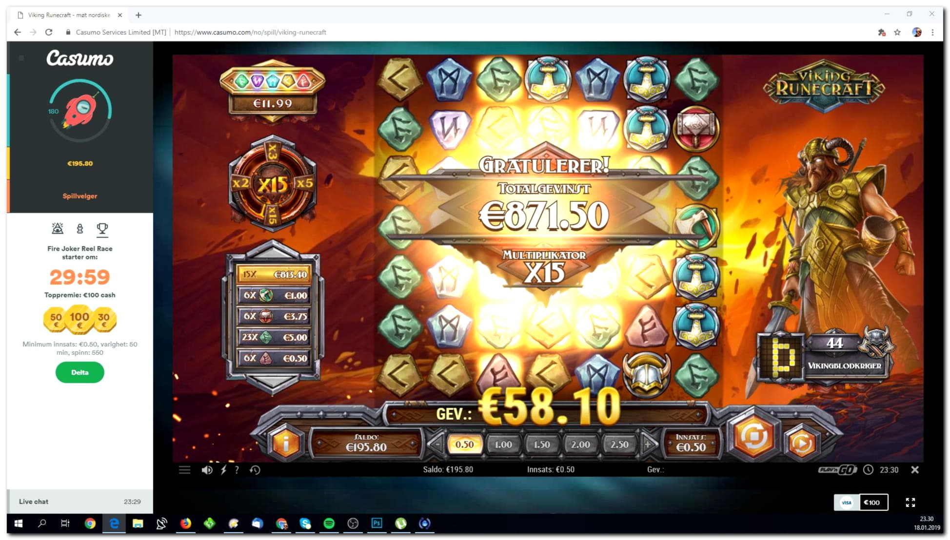 £4310 No Deposit Casino Bonus at Platinum Play Casino