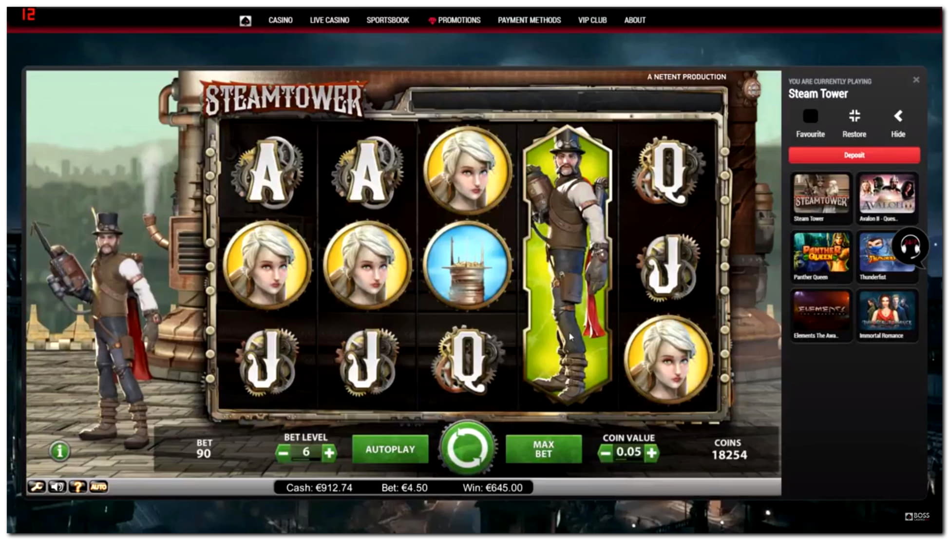 EURO 265 free casino chip at 777 Casino