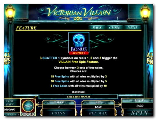 625% Match Bonus at Spin Palace Casino