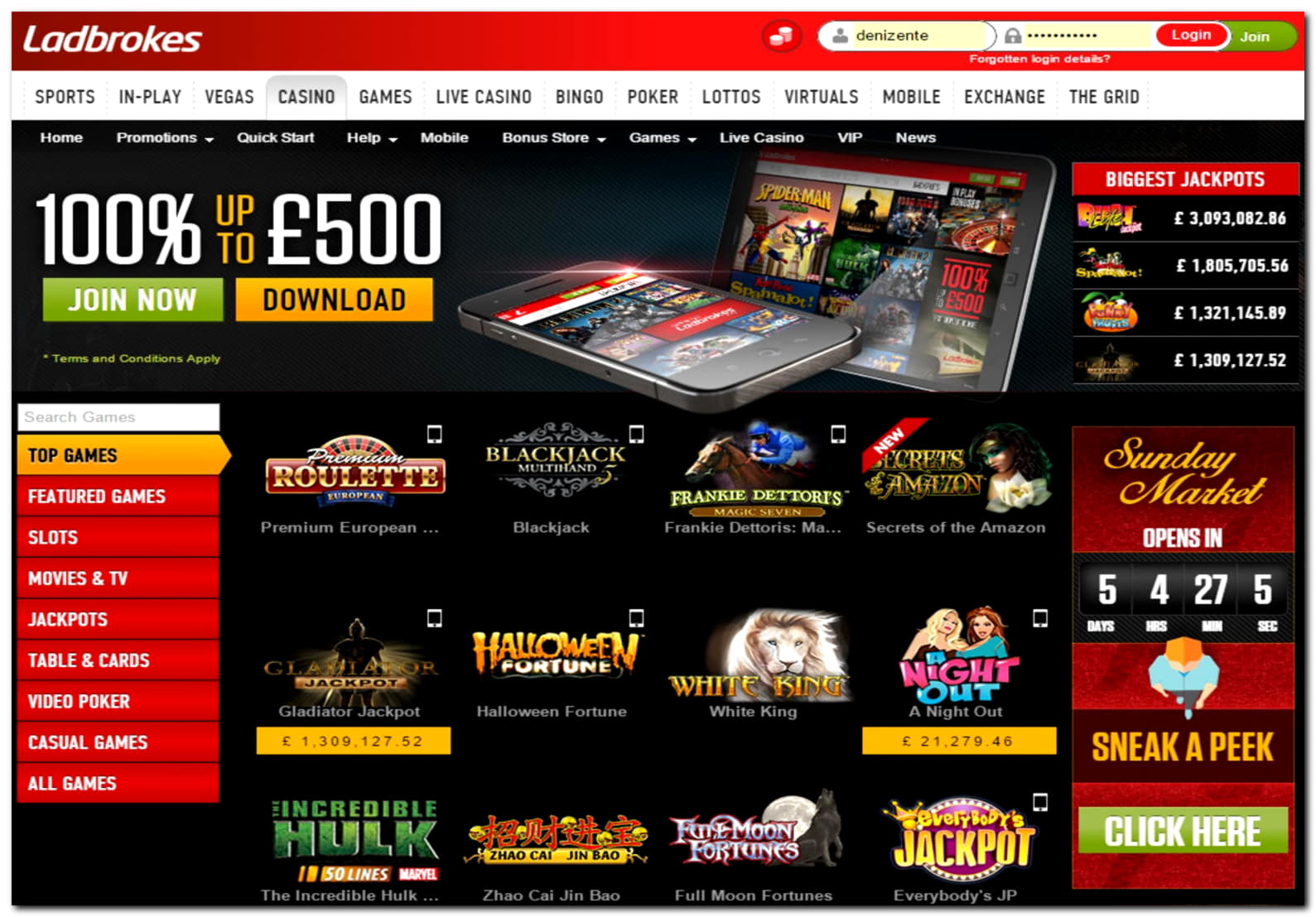 $2555 No Deposit Casino Bonus at Casino com