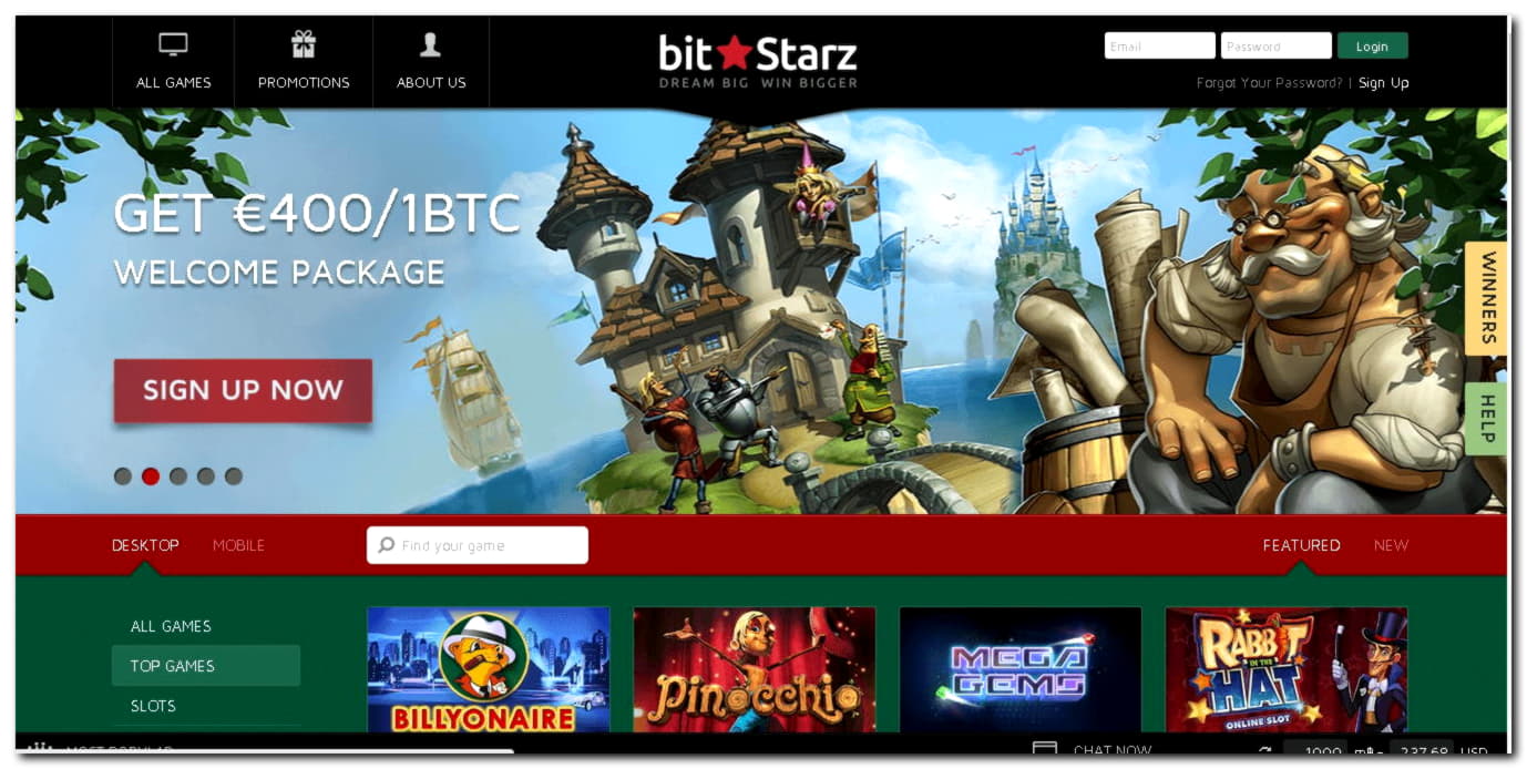295 Free Spins Casino at bWin Casino