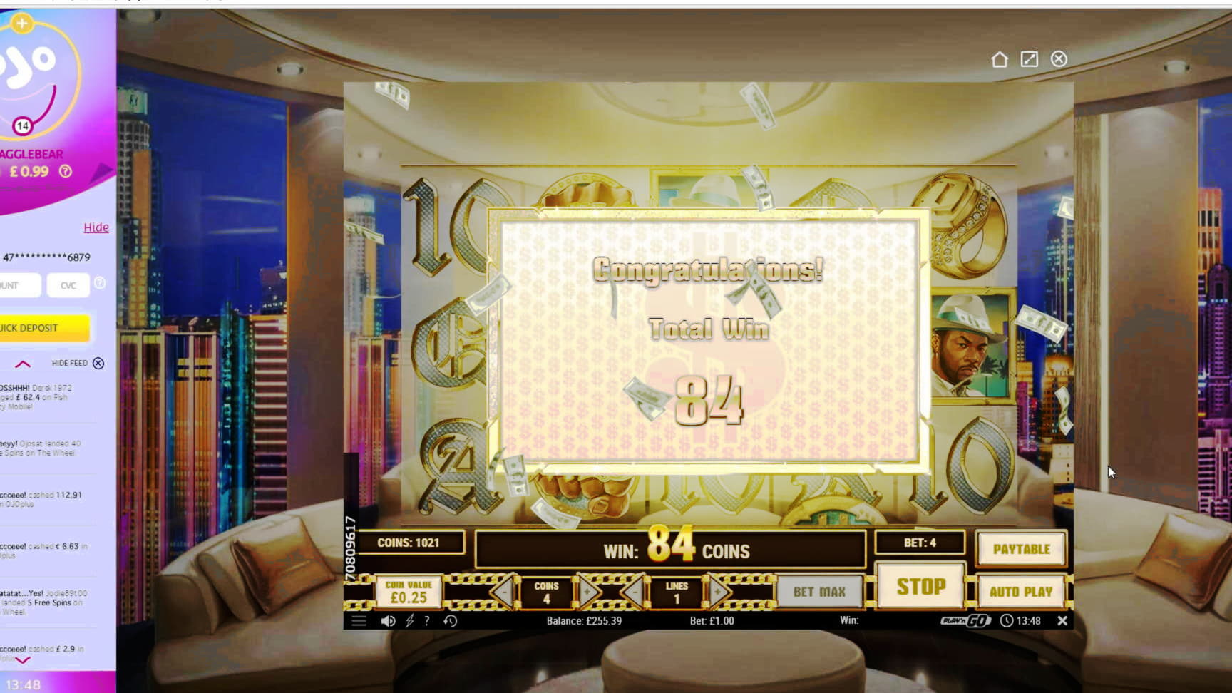 705% casino match bonus at 777 Casino