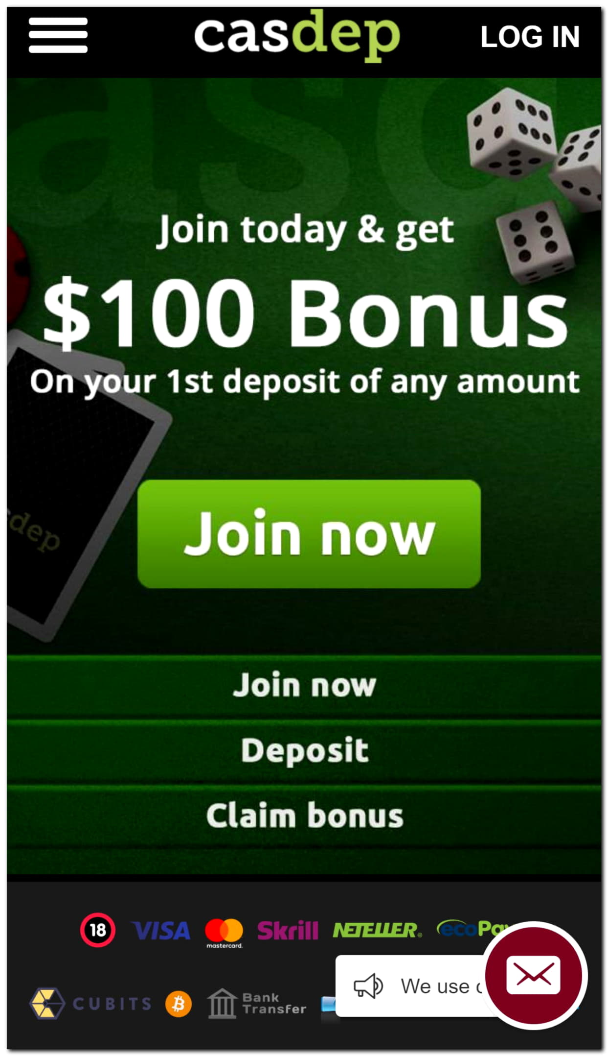 $2285 no deposit bonus at Mrgreen Casino