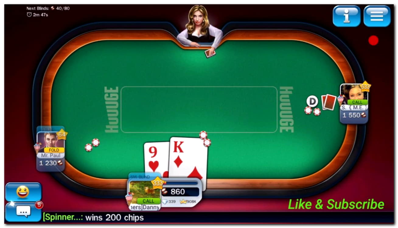 €1940 No deposit casino bonus at Malina Casino