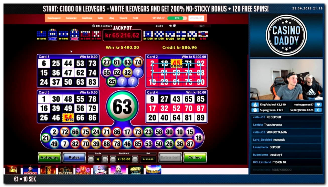 575% Casino Welcome Bonus at Reload Bet Casino