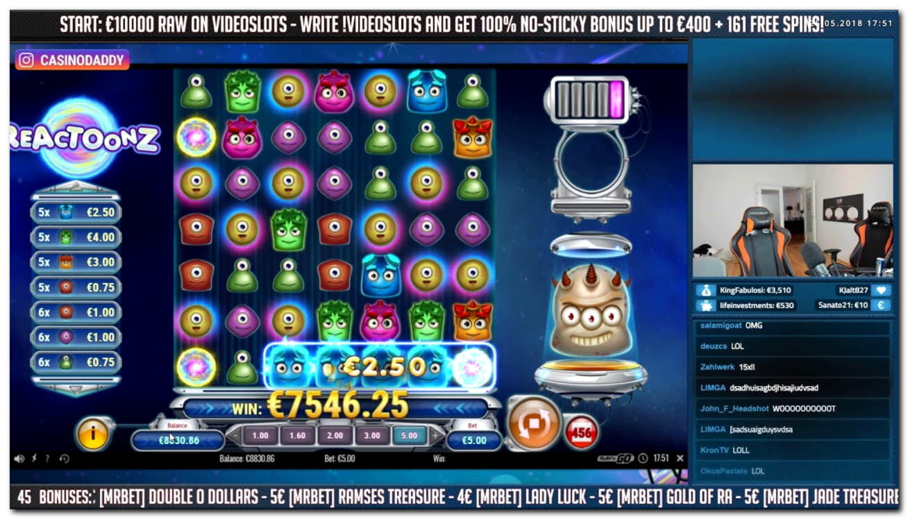 280 FREE SPINS at Come On Casino