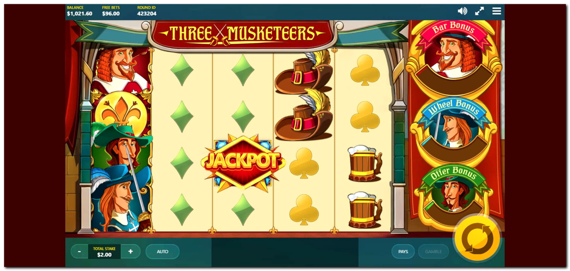 70 FREE SPINS at Casino com