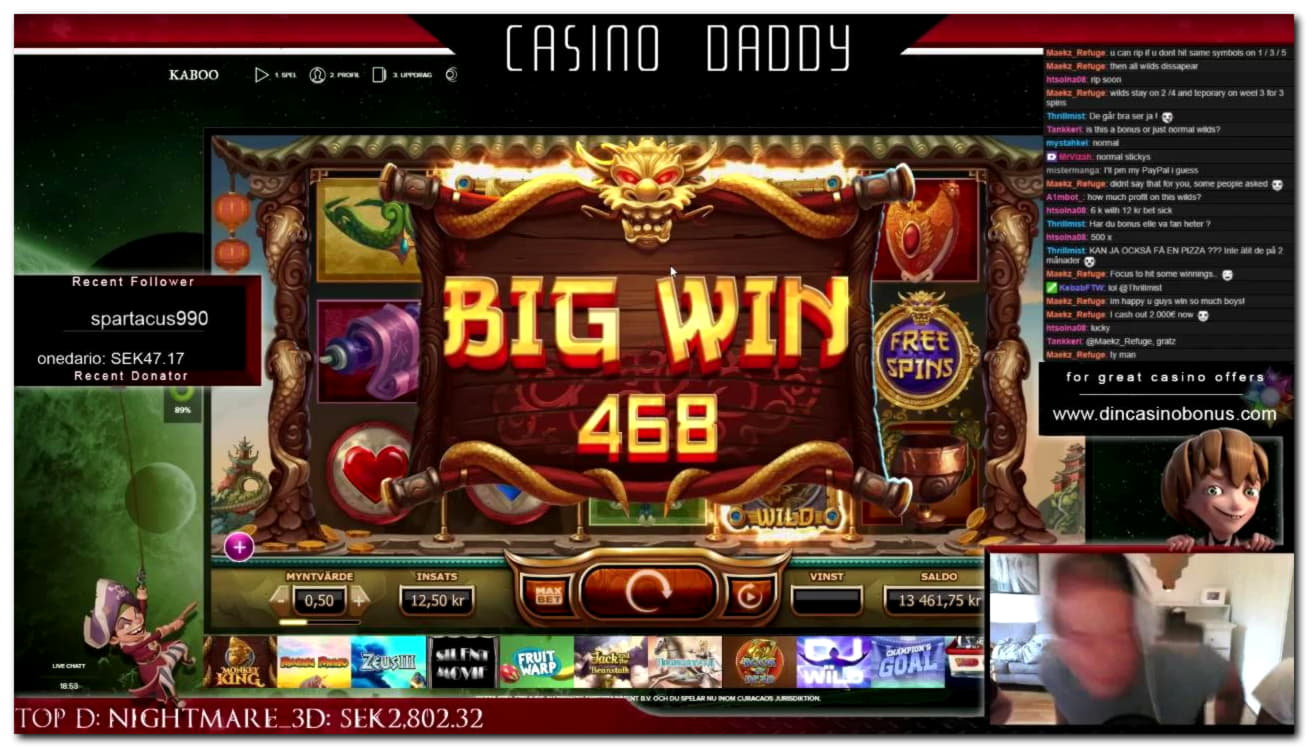 160 FREE Spins at King Billy Casino