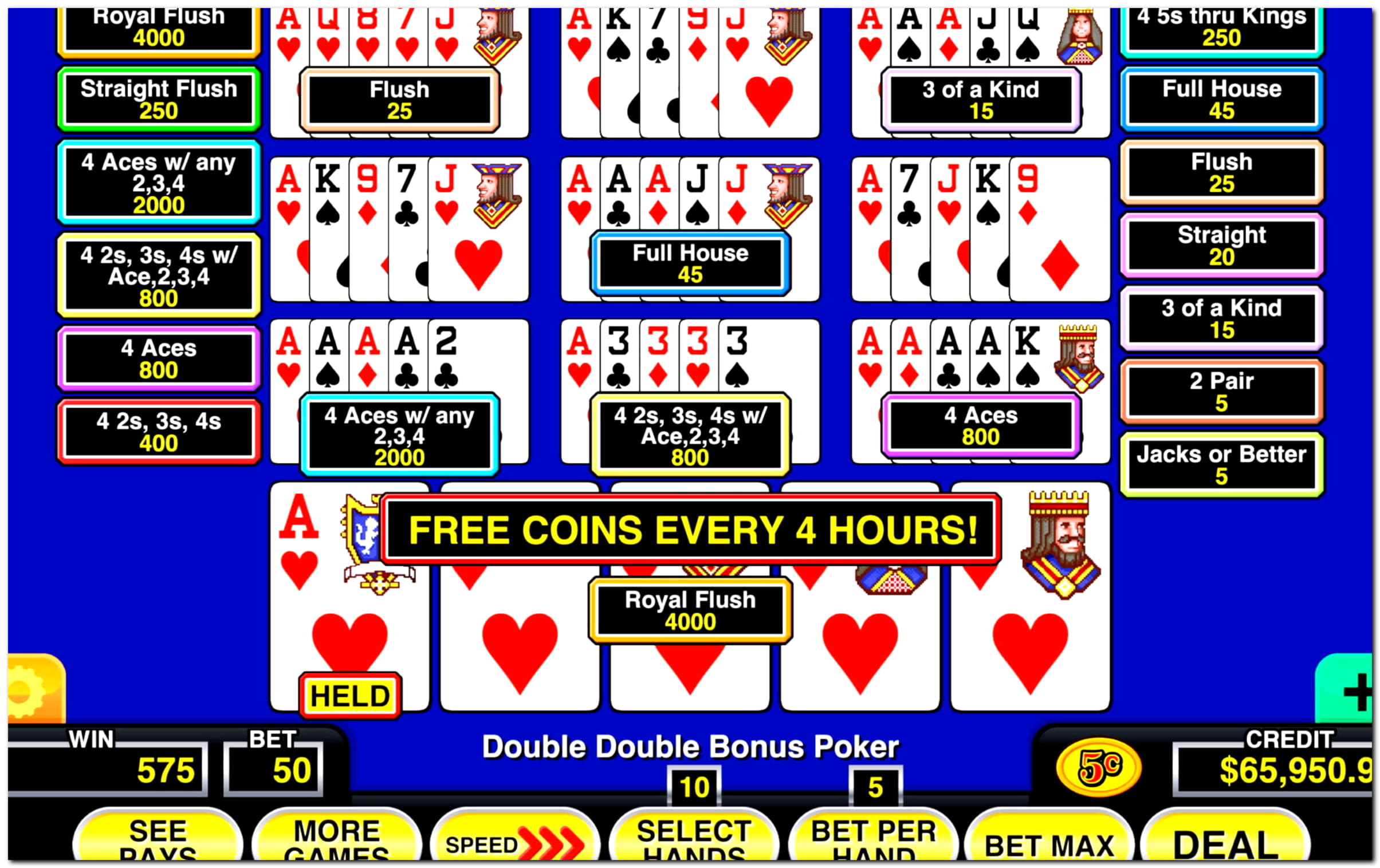 285% First Deposit Bonus at Euro Palace Casino