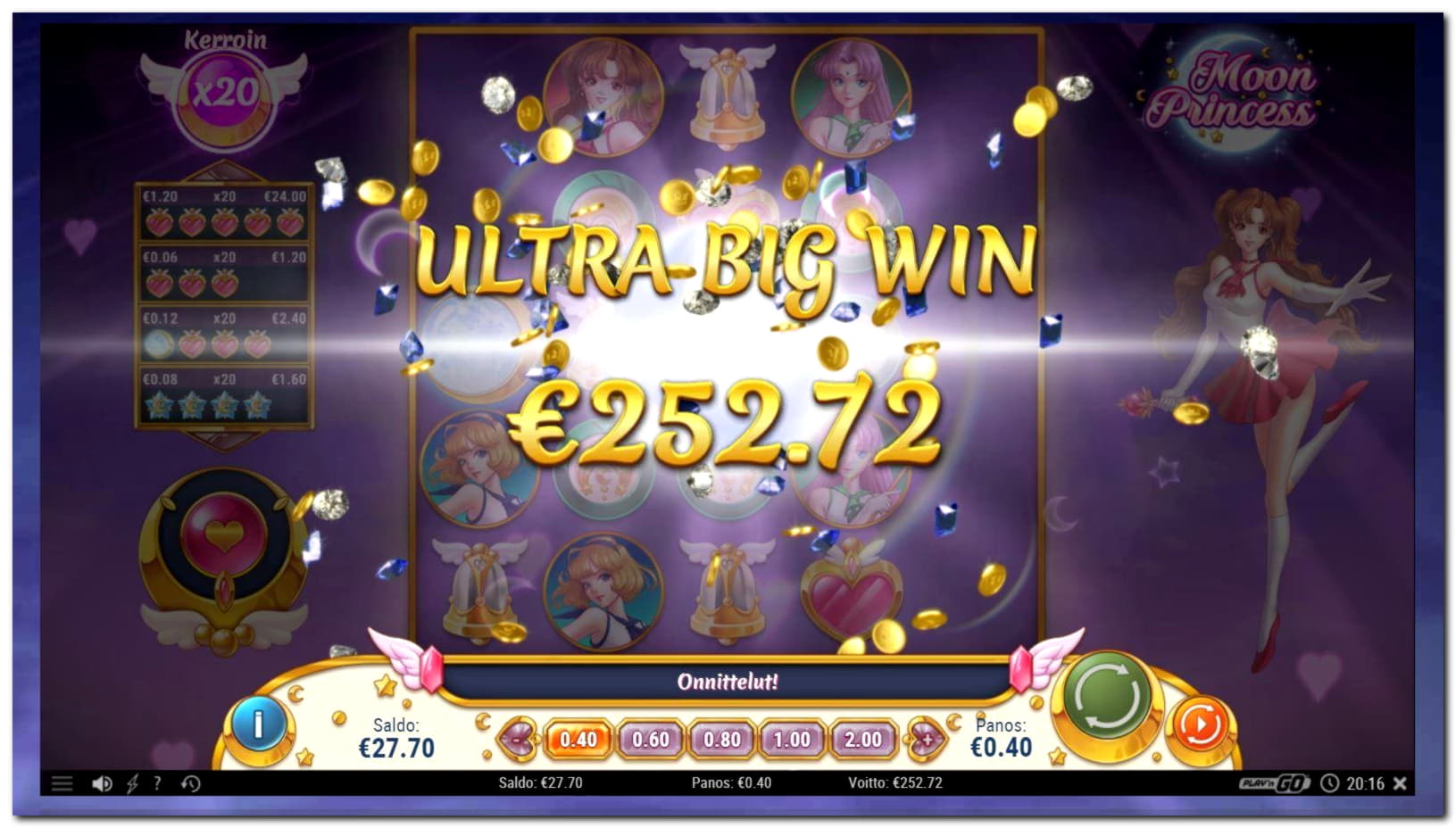 185 Free spins no deposit at CasiPlay Casino