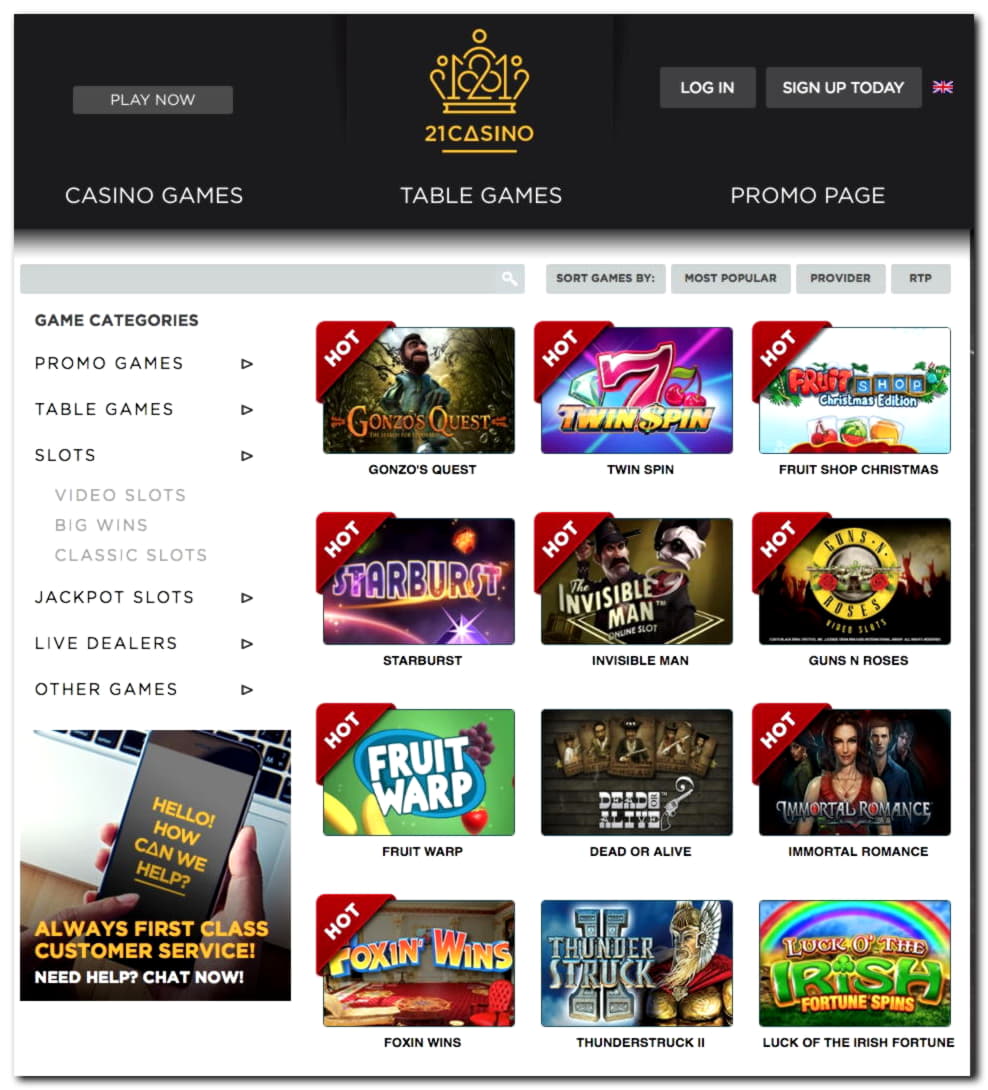 £355 Free Chip at Get Lucky Casino