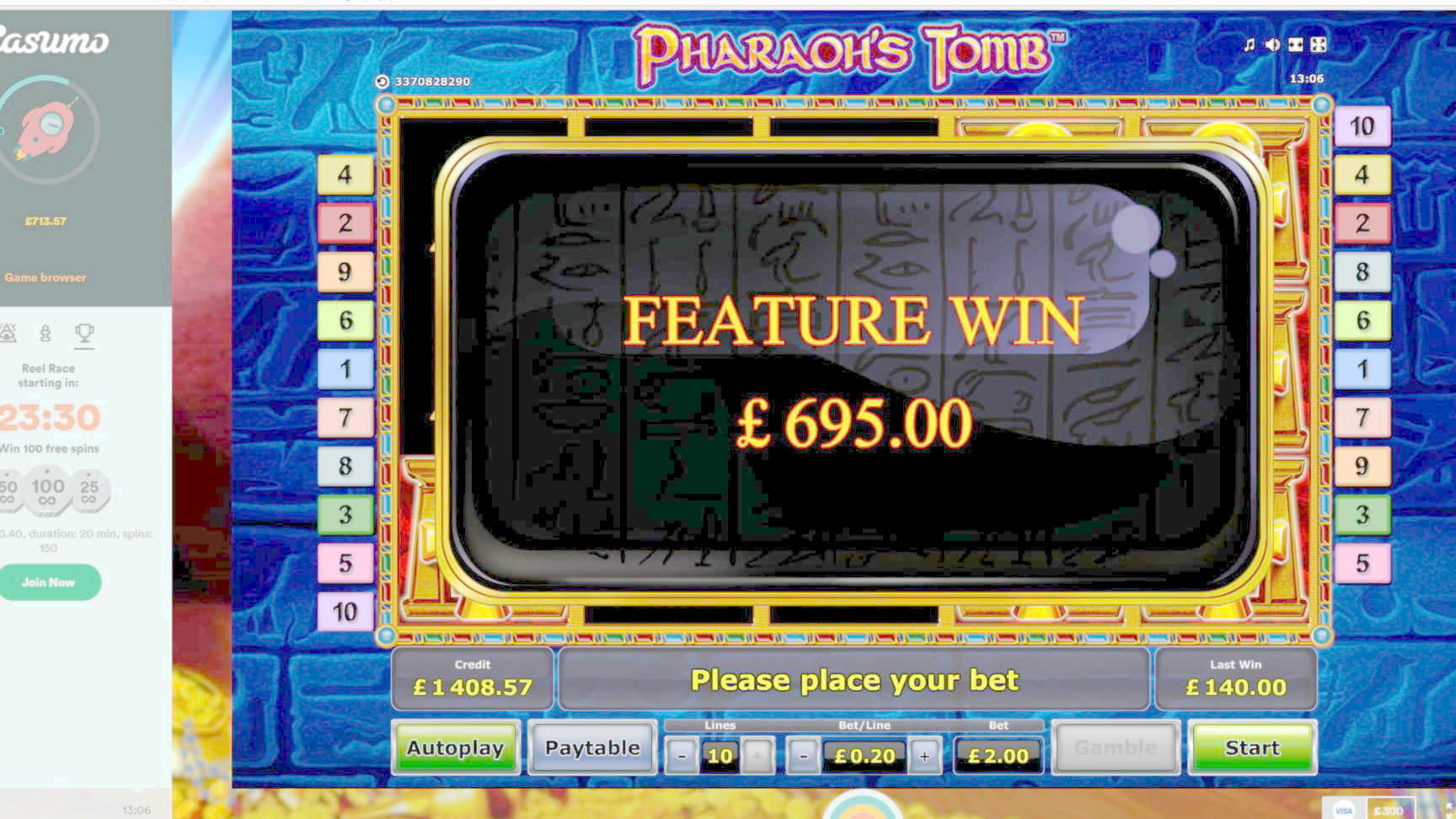 525% Signup casino bonus at Spinit Casino