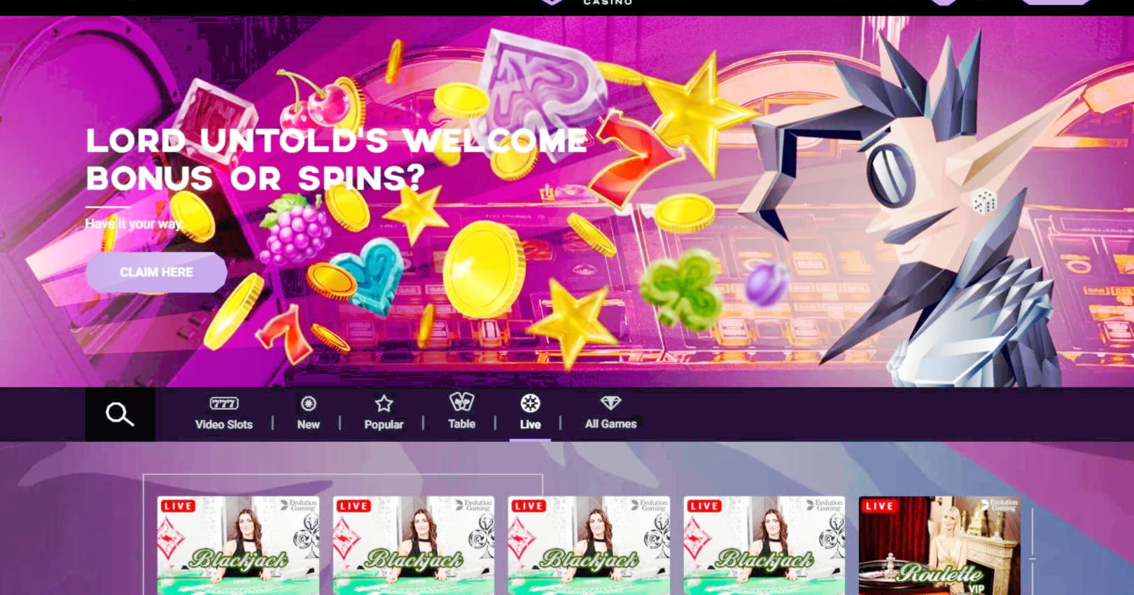 $275 Free Casino Chip at Reload Bet Casino