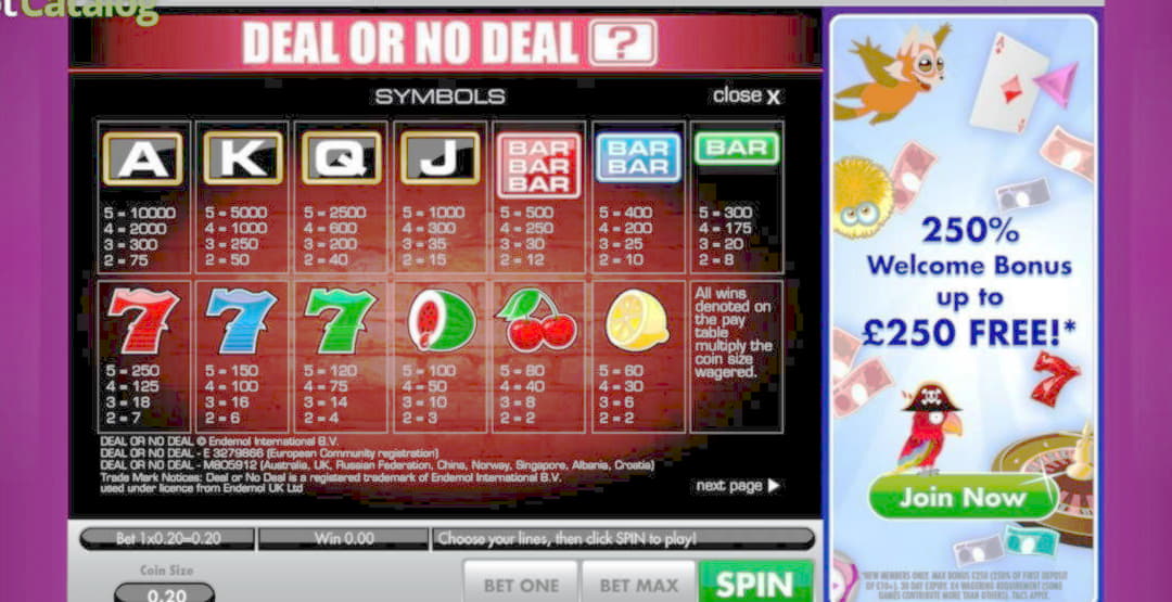 EURO 4220 no deposit casino bonus at William Hill Casino