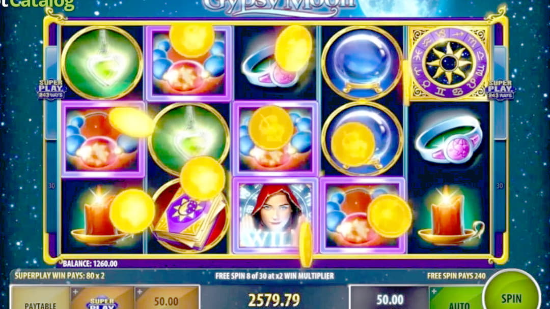 290 free spins casino at Spin Palace Casino