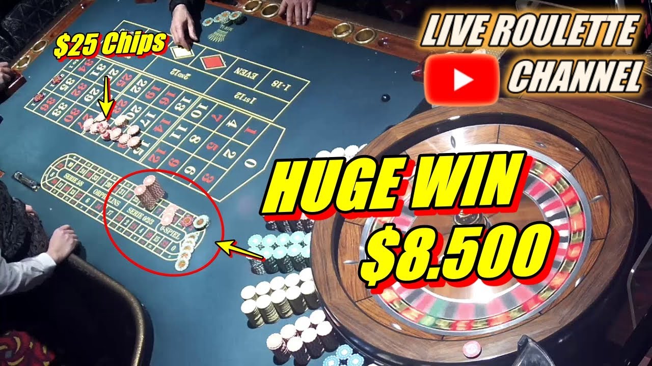 ? LIVE ROULETTE |? HUGE WIN ?8.500 In Las Dubai Casino ? $25 Chips Inside Session ✅ 2024-03-25